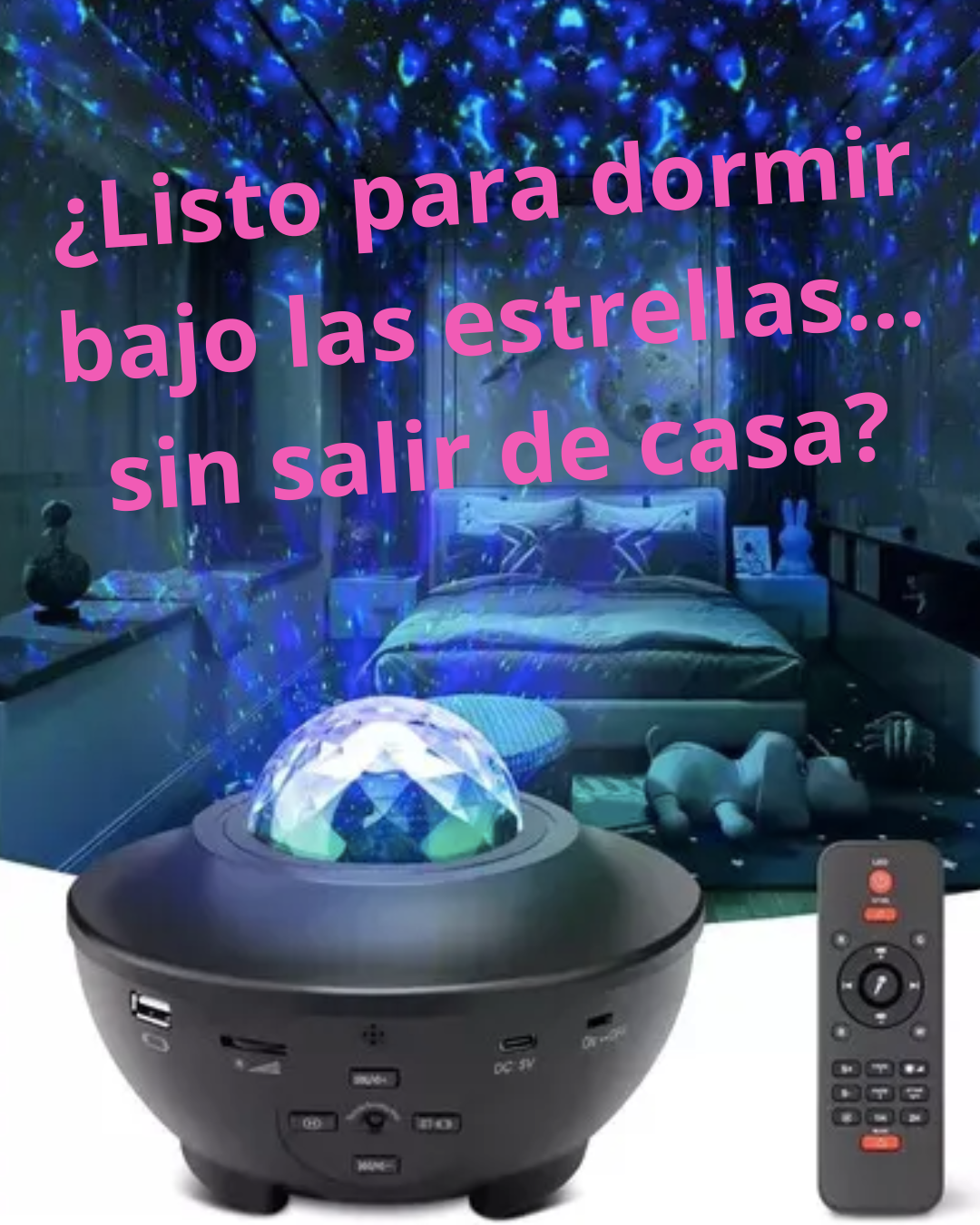 Proyector LED galaxia, Tu cielo estrellado