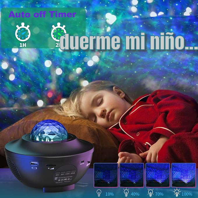 Proyector LED galaxia, Tu cielo estrellado