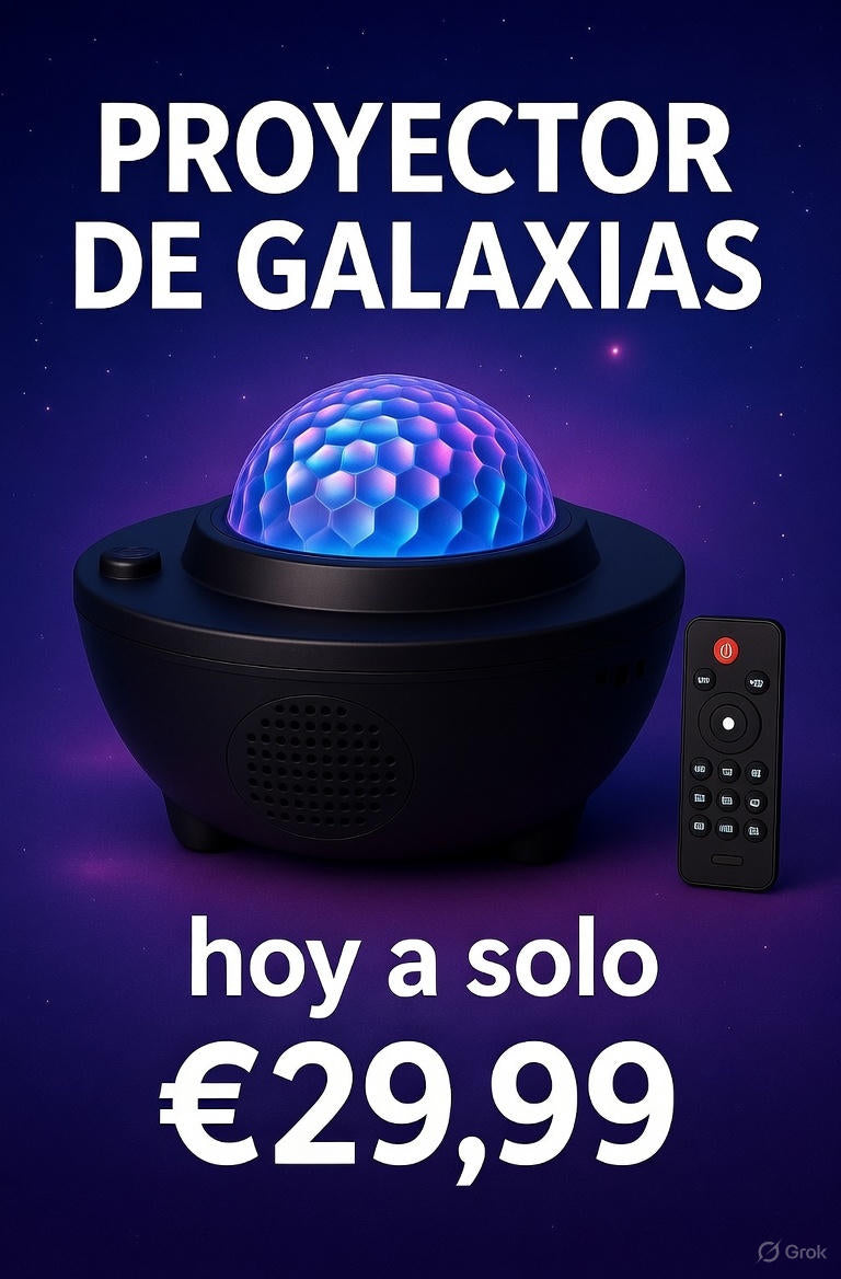 Proyector LED galaxia, Tu cielo estrellado